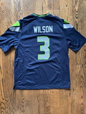 Nike Seattle Seahawks Russell Wilson Jersey - Men's Size L